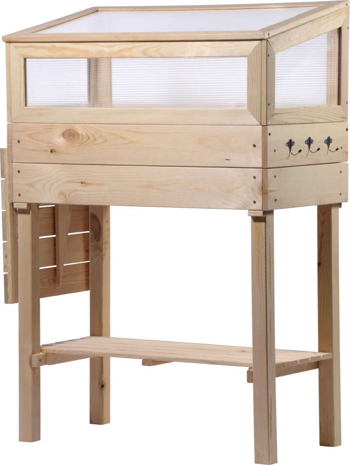 dobar Erhöhtes Frühbeet mit Tisch & Haken